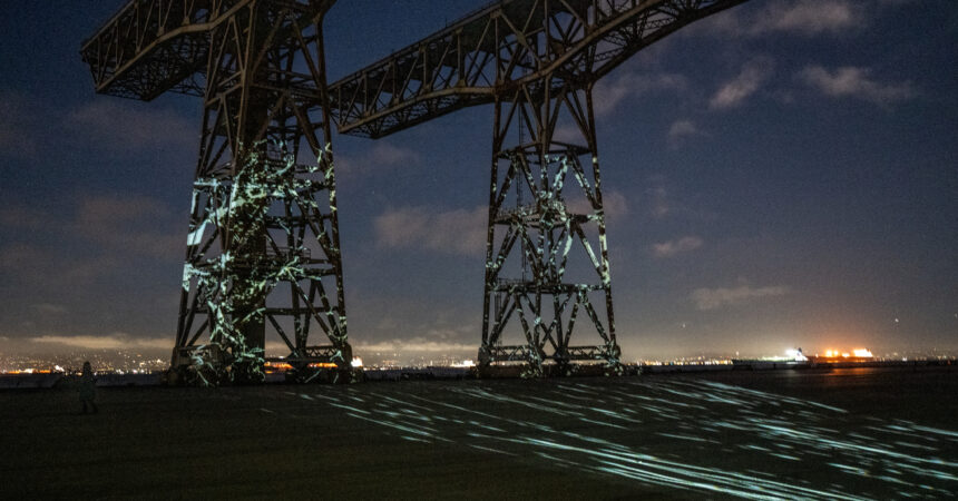 Image of HUnters Point Crane with Video